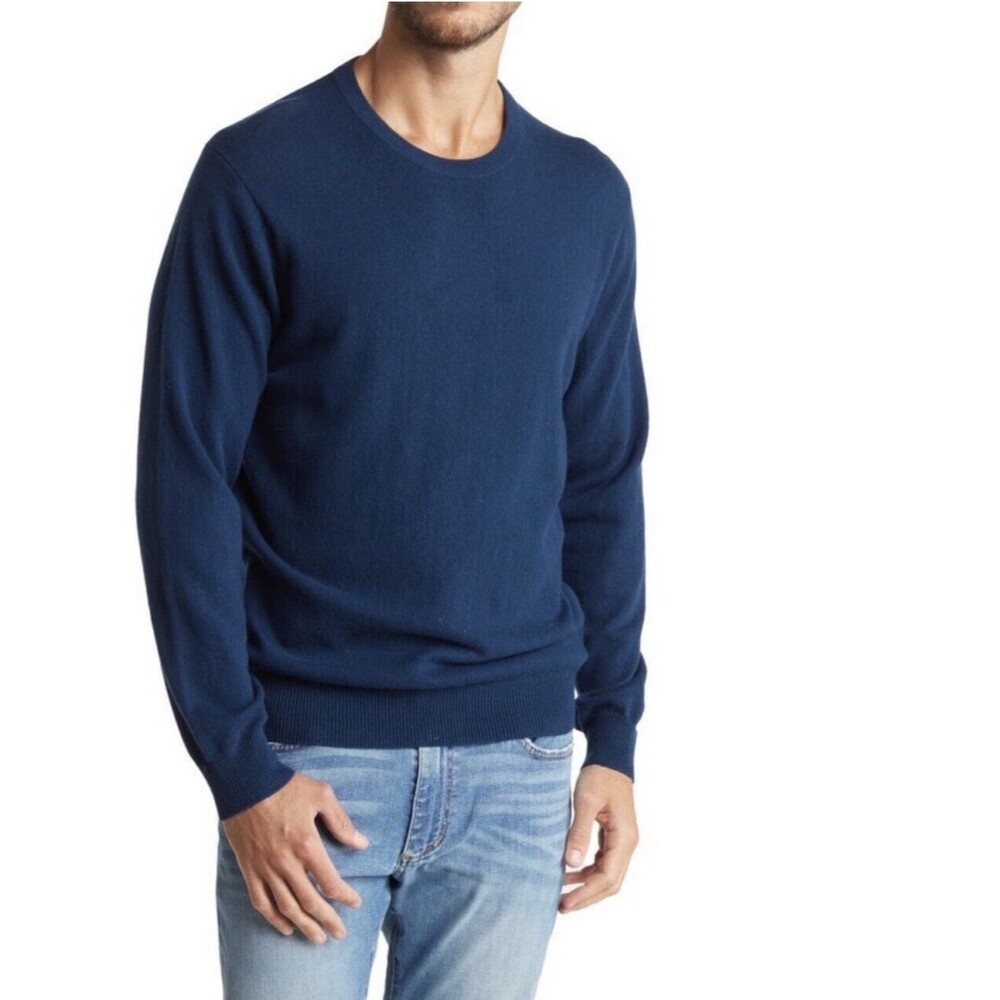 Rodd & Gunn Wool Cashmere Blend Lowry Bay Knit Sweater In Deep Ocean Sz 2XL New